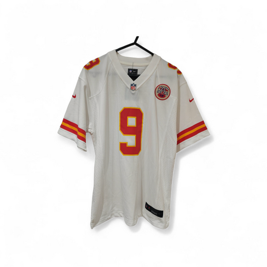 Youth Nike Kansas City Chiefs NFL Jersey, #9 Rees-Zammit, White, Size Youth Large