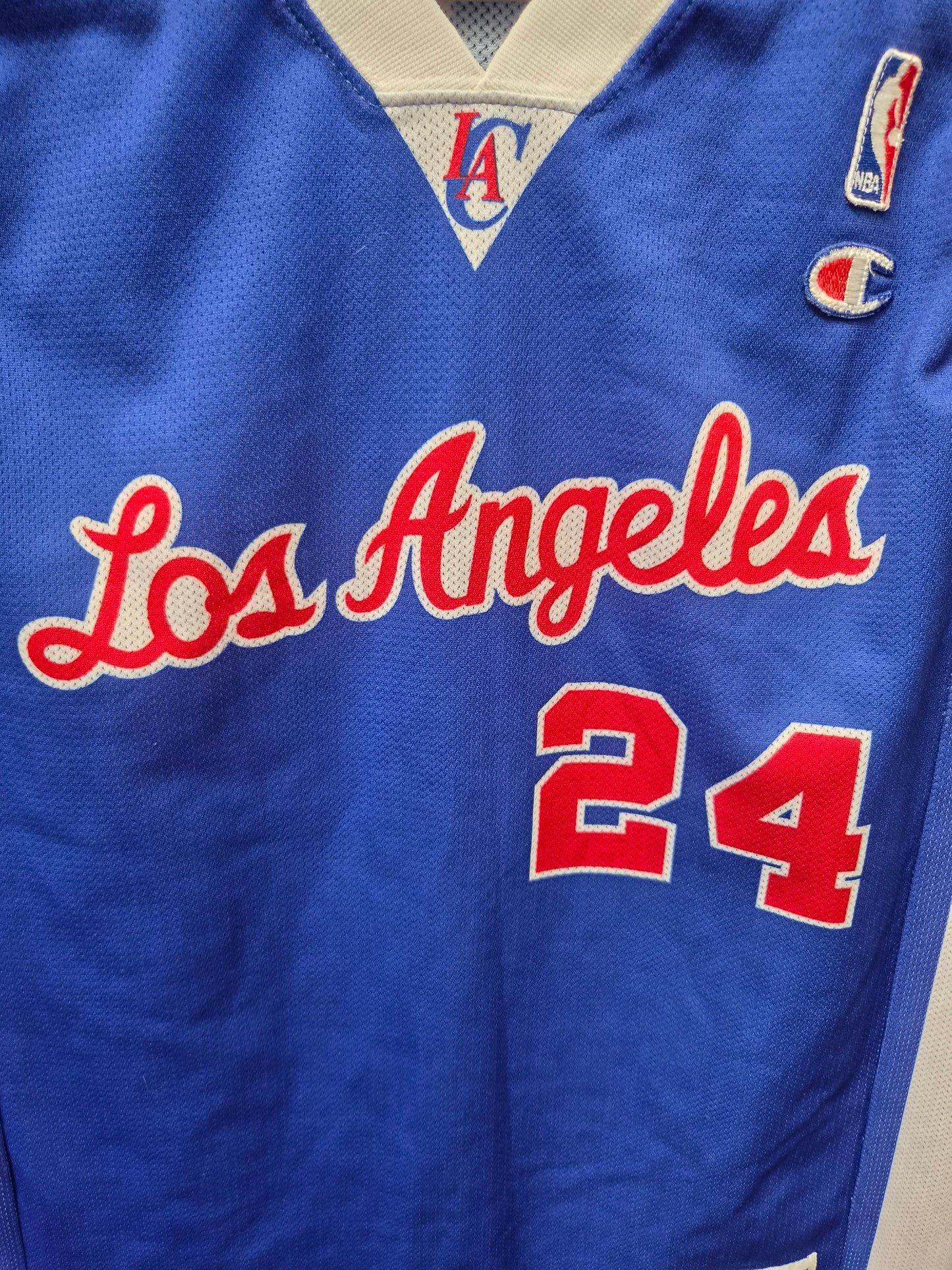 Champion Los Angeles Clippers NBA Jersey, #24 Miller, Blue, Size Medium