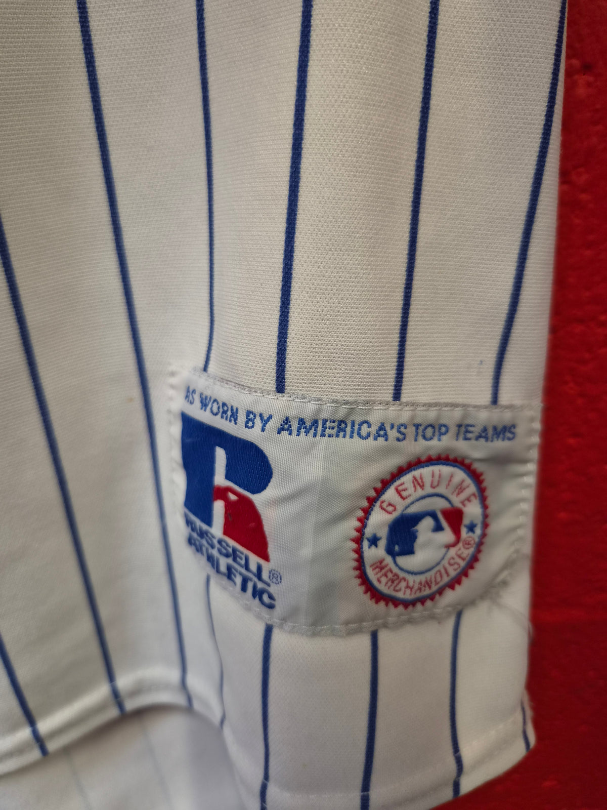 Russell Athletic Montreal Expos MLB Baseball Jersey, White, Size Large