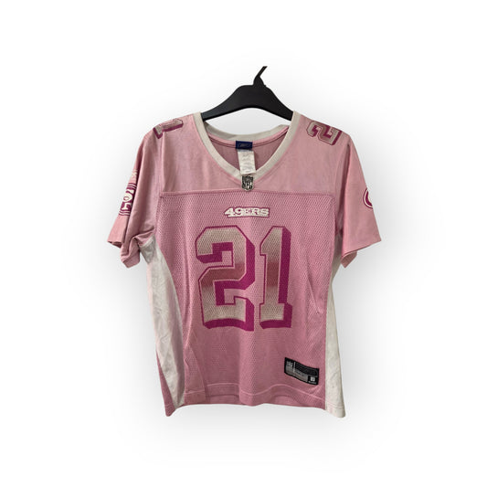 Women's Reebok San Francisco 49ers NFL Jersey, #21 Gore, Pink, Size Medium