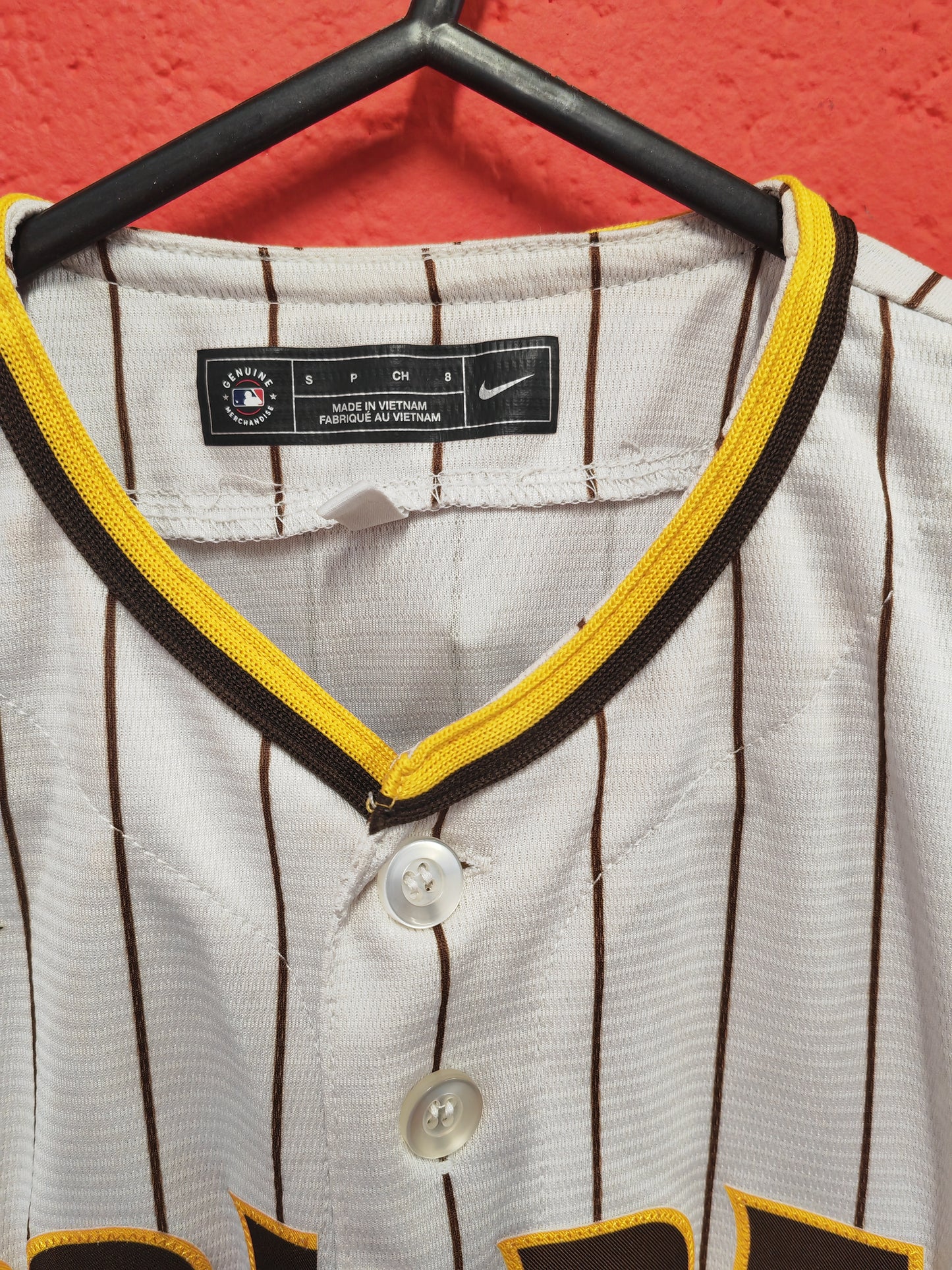 Youth Nike San Diego Padres MLB Baseball Jersey, #13 Machado, White, Youth Small