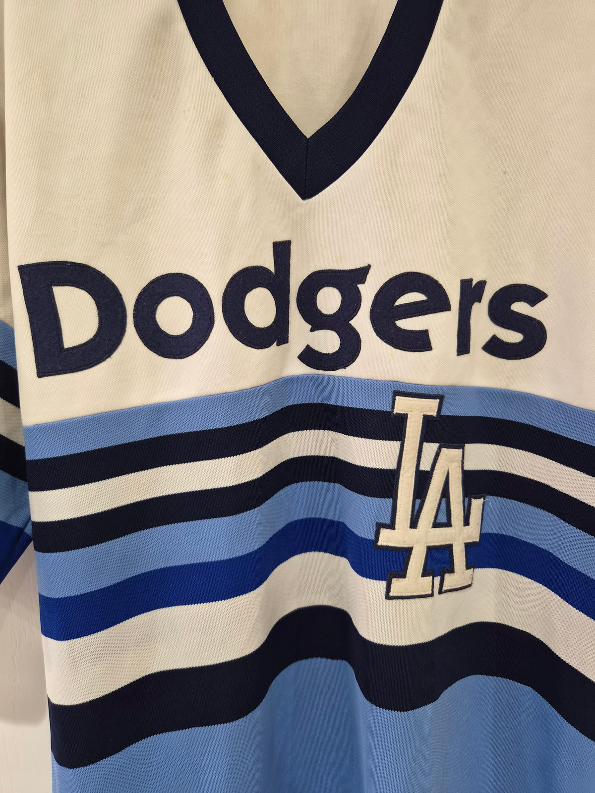 Majestic Los Angeles Dodgers MLB Baseball Jersey, Blue/White, Size Large