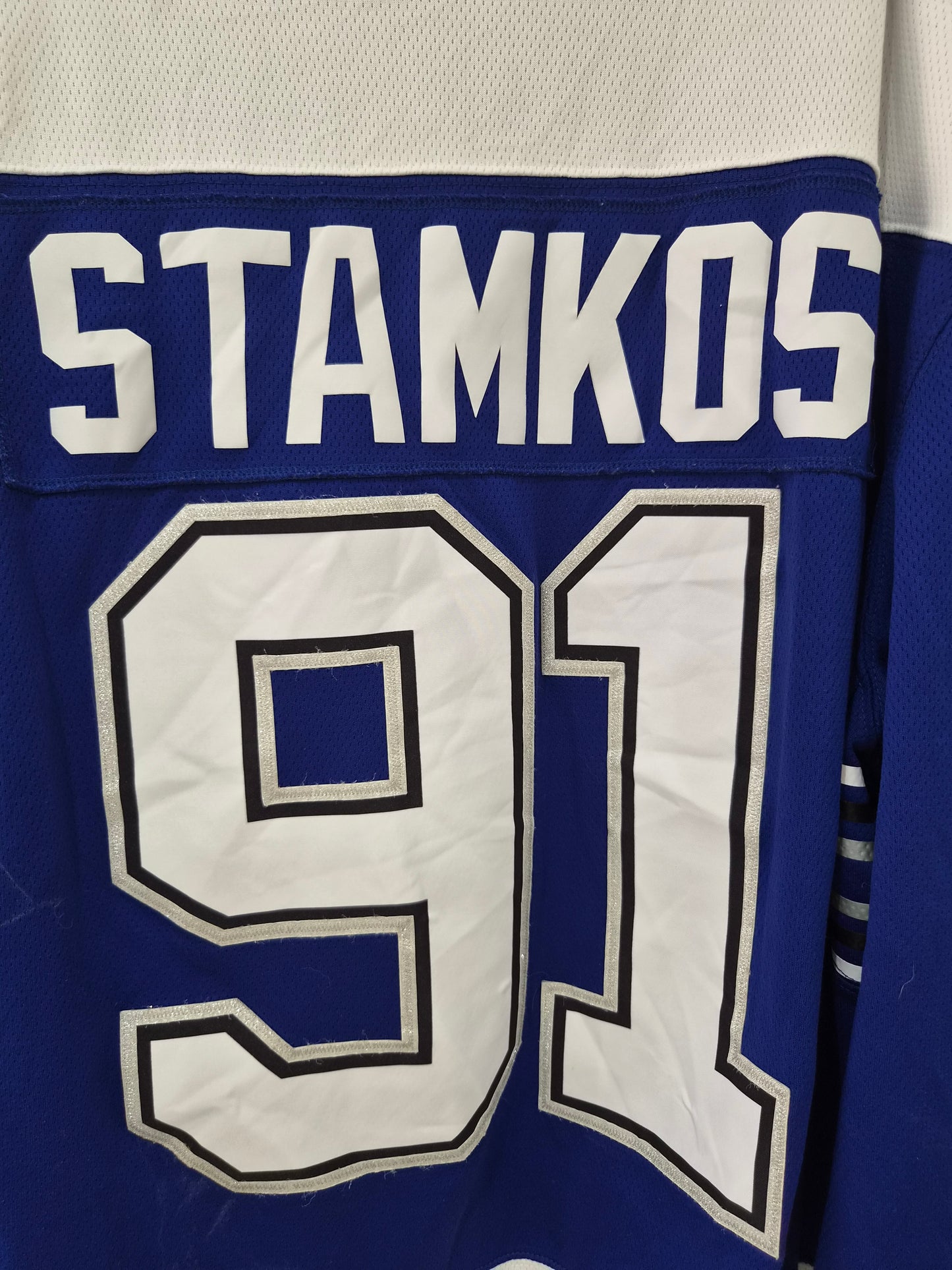 Fanatics Tampa Bay Lightning NHL Jersey, #91 Stamkos, Blue, Size XL