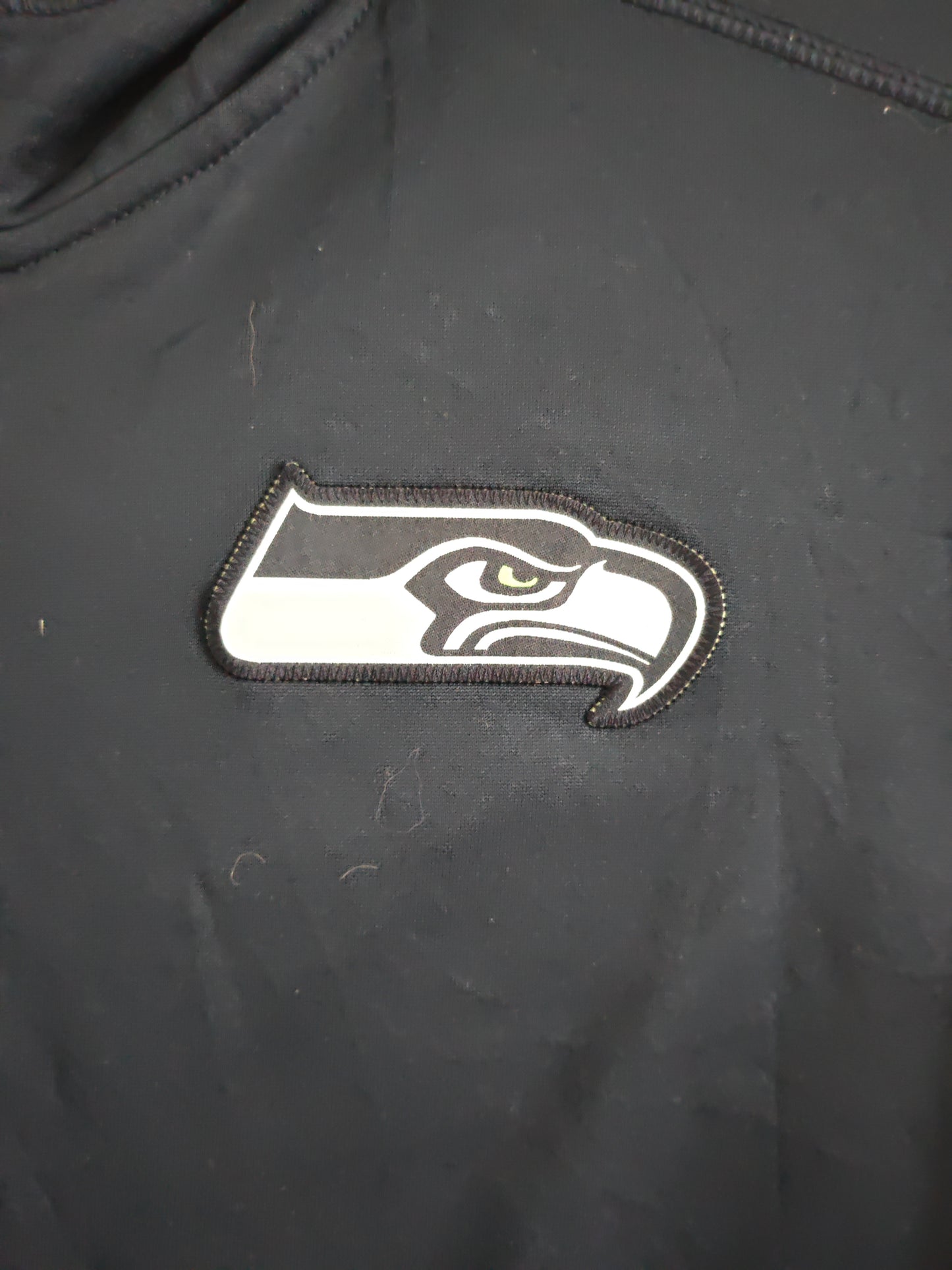 Youth Nike Seattle Seahawks Full Zip Hoodie, Navy Blue, Size Youth Large