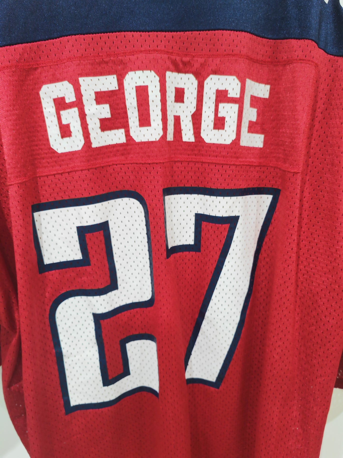 Reebok Tennessee Titans NFL Jersey, #27 George, Red, Size XXL