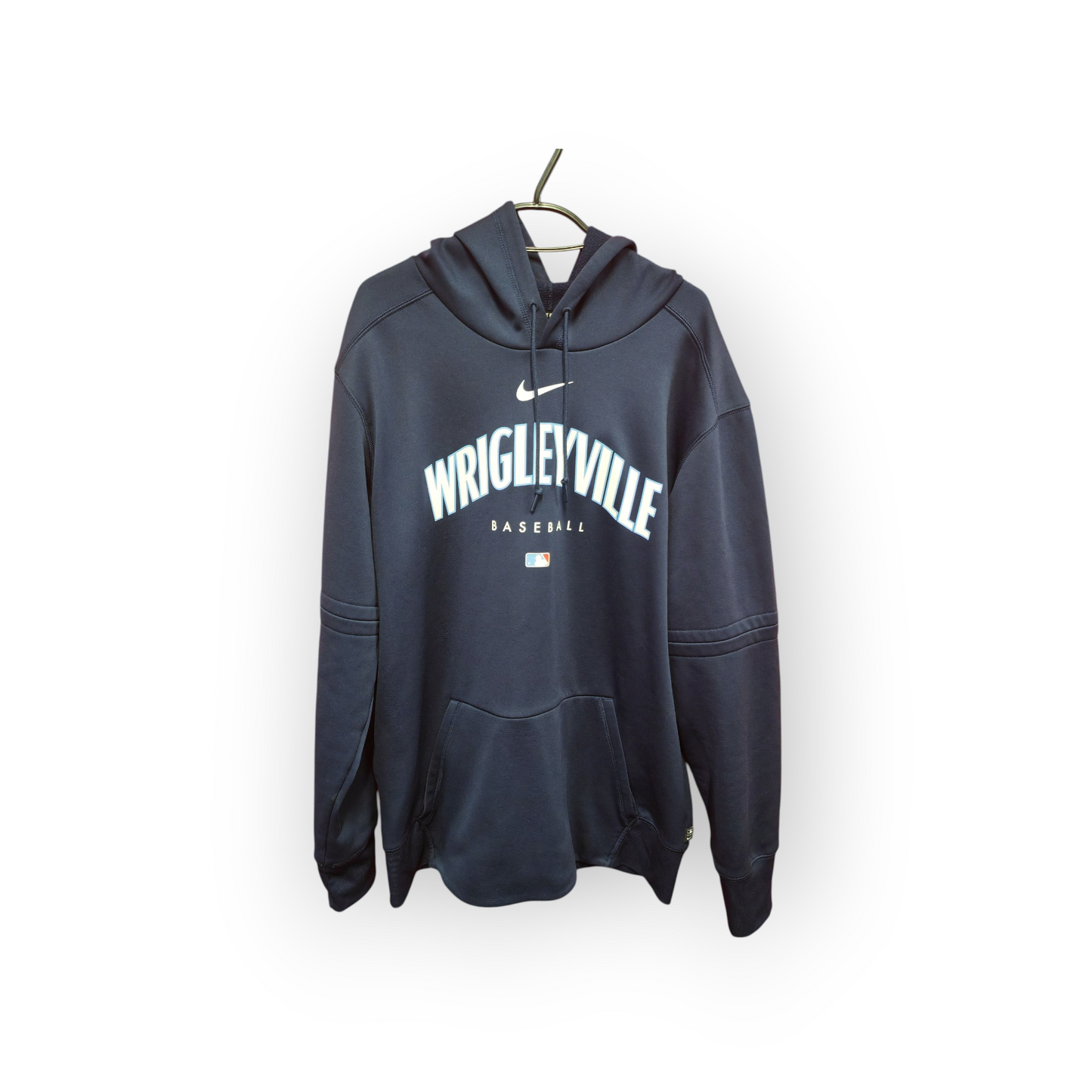 Nike Therma Fit Chicago Cubs MLB City Connect Pullover Hoodie, Navy Blue, Size Large