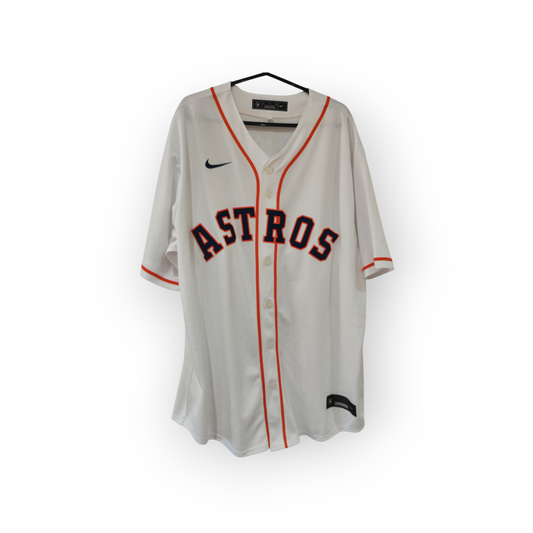 Nike Houston Astros MLB Jersey, #27 Altuve, White, Size XL