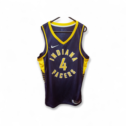 Nike Indiana Pacers NBA Swingman Jersey, #4 Oladipo, Navy, Size Medium