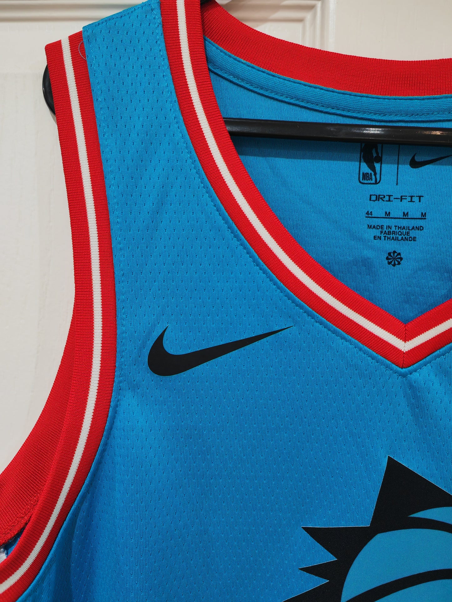 Nike Phoenix Suns NBA City Edition Jersey, #1 Booker, Blue, Size Medium