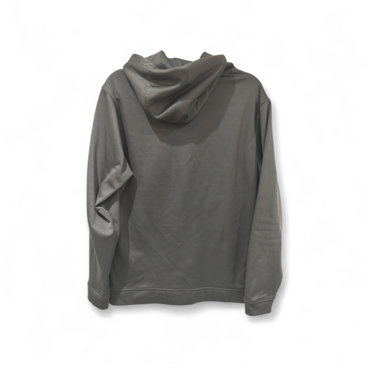 Cross Check Clothing Pullover Hoodie, Grey, Size Medium