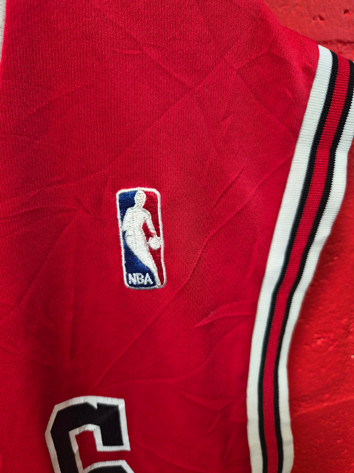 Adidas Chicago Bulls NBA Jersey. #5 Boozer, Red, Size Large
