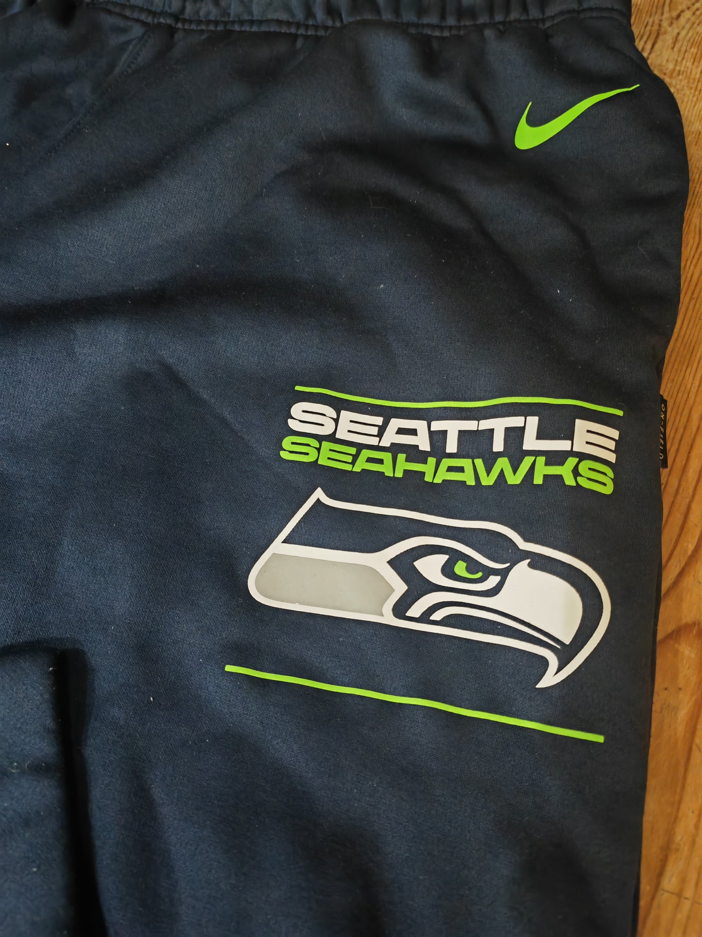 Nike Seattle Seahawks NFL Tracksuit Bottoms, Navy Blue, Size XL