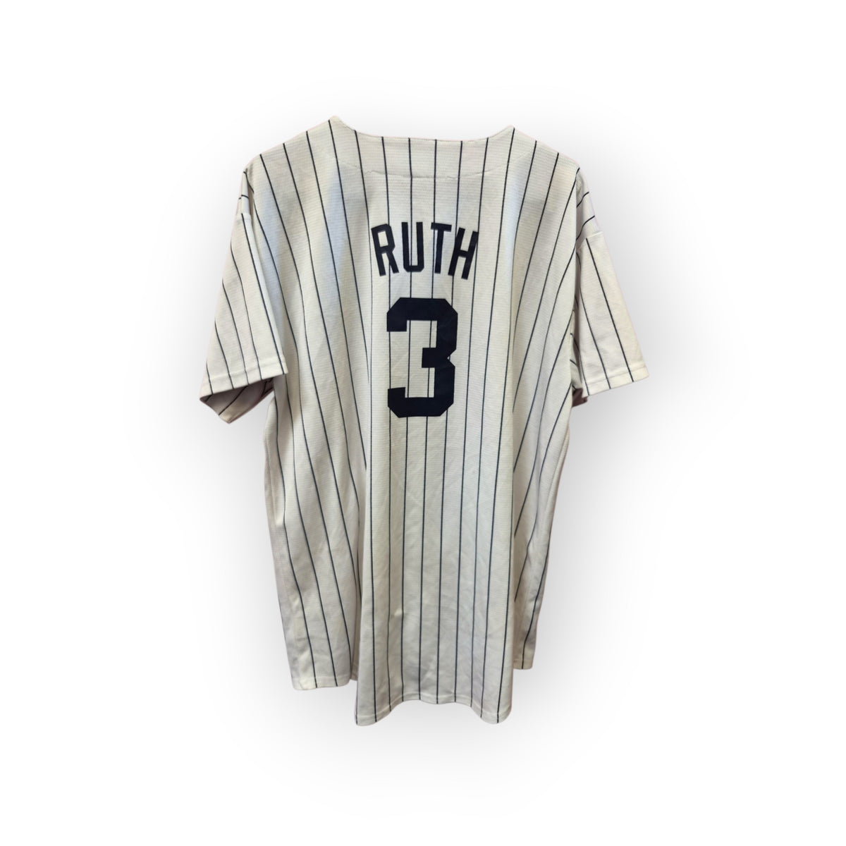Youth Majestic New York Yankees MLB baseball Jersey, #3 Ruth, White, Size YXL