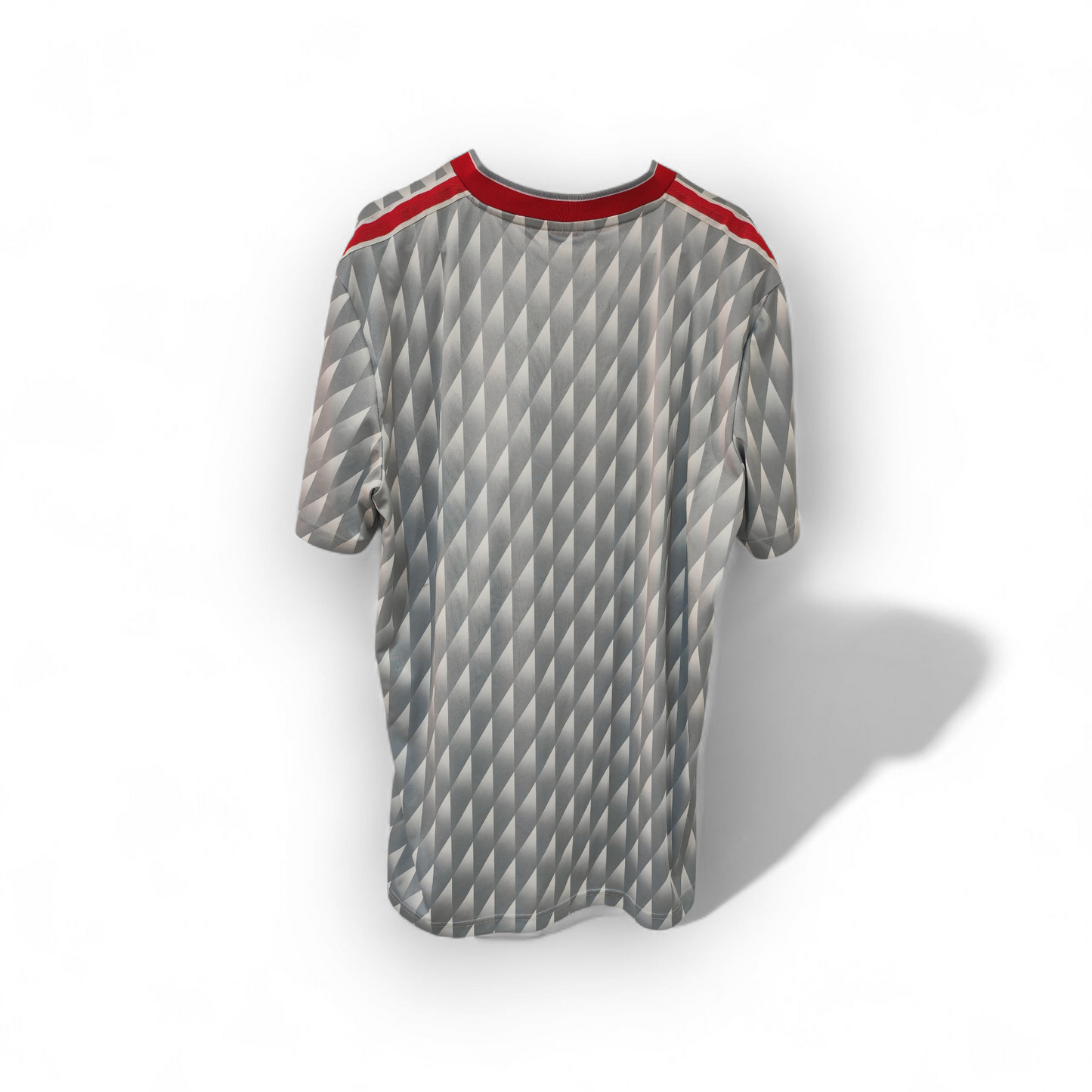 L.F.C Liverpool Short Sleeve Official Remake Away Shirt, Grey, Size Large