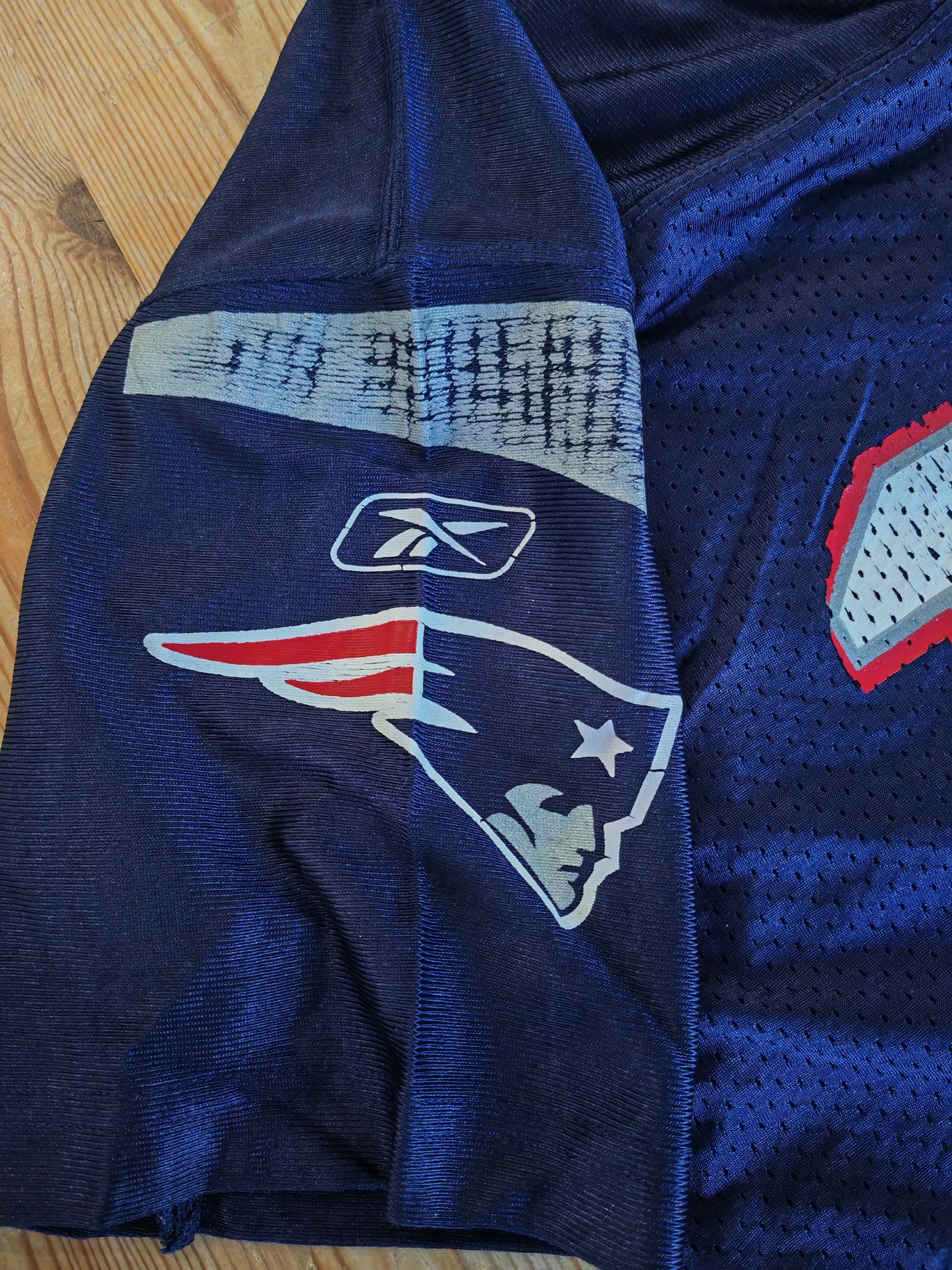 Youth Reebok New England Patriots NFL Jersey, #12 Brady, Navy Blue, Size YM