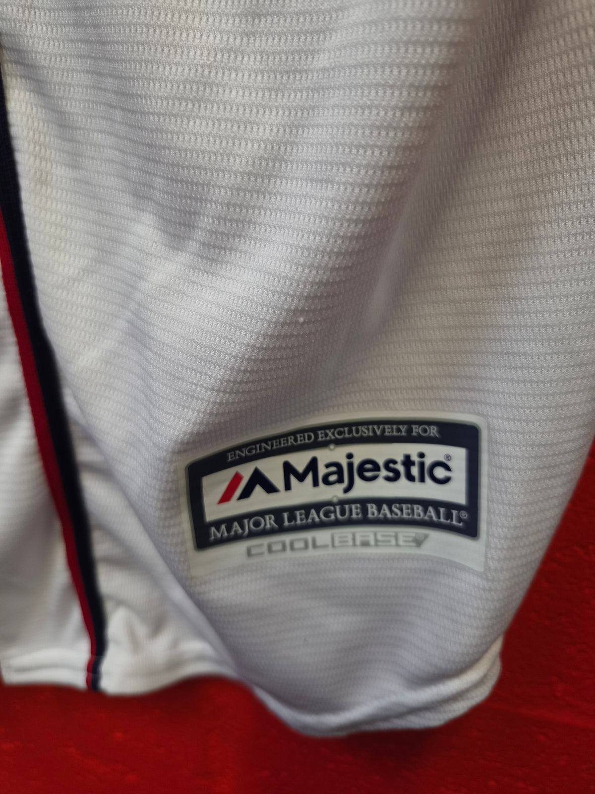 Majestic Washington Nationals MLB Baseball Jersey, #7 Turner, White, Size Small