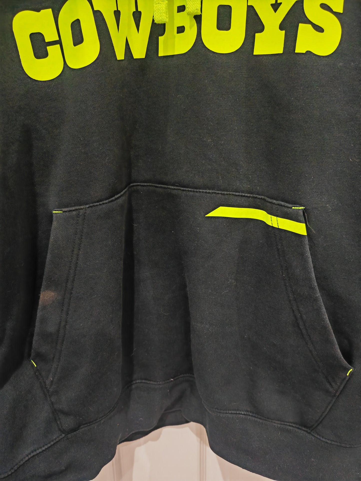 Nike Dallas Cowboys NFL Volt Pullover Hoodie, Black, Size Large