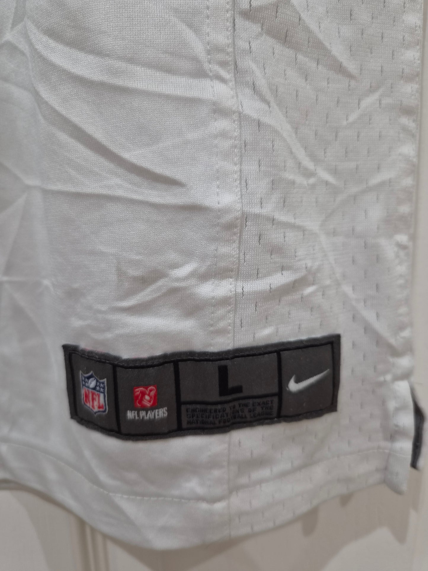 Youth Nike Philadelphia Eagles NFL Jersey, #11 Wentz, White, Size YL