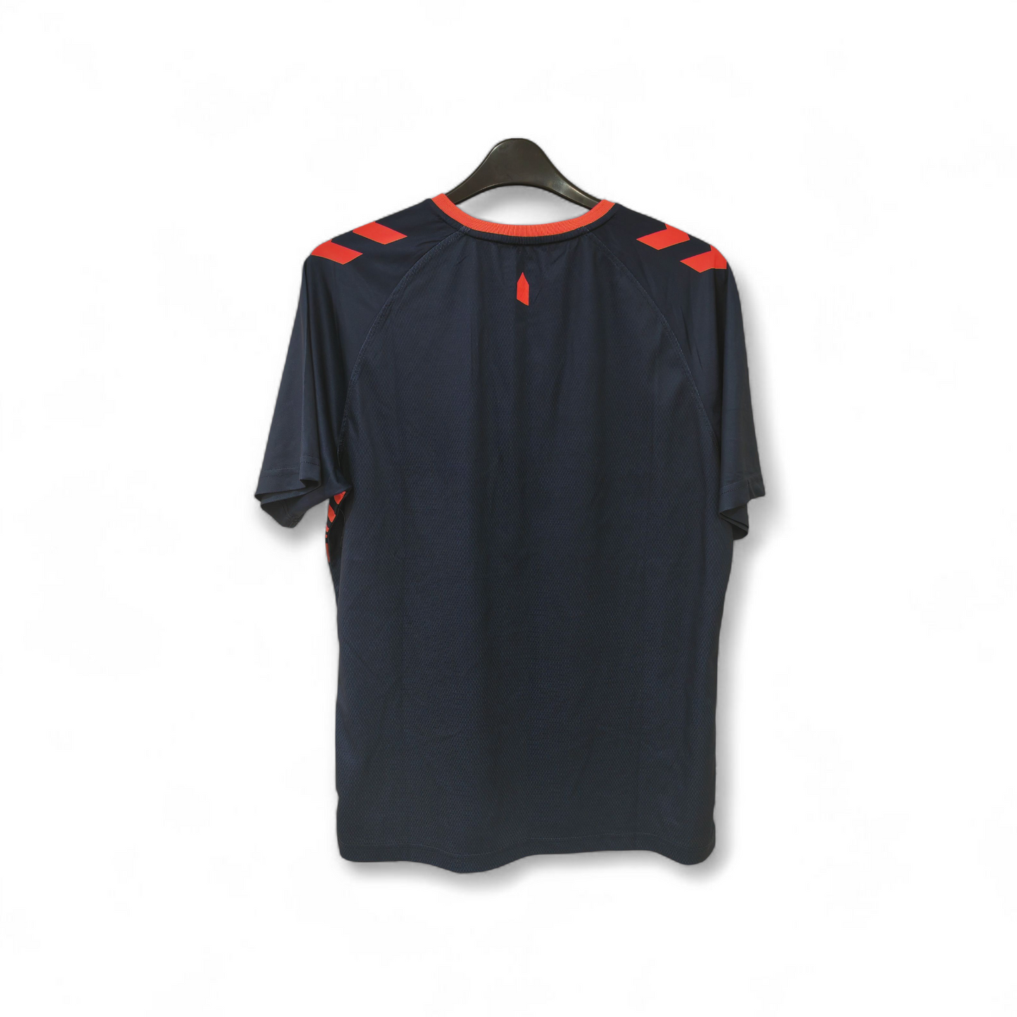 Hummel Everton FC Short Sleeve Training Shirt, Navy Blue/Pink, Size XL