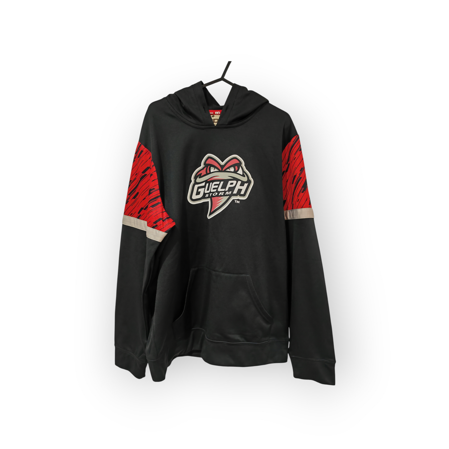 Bar Down Guelph Storm OHL Pullover Hoodie, Black, Size Large