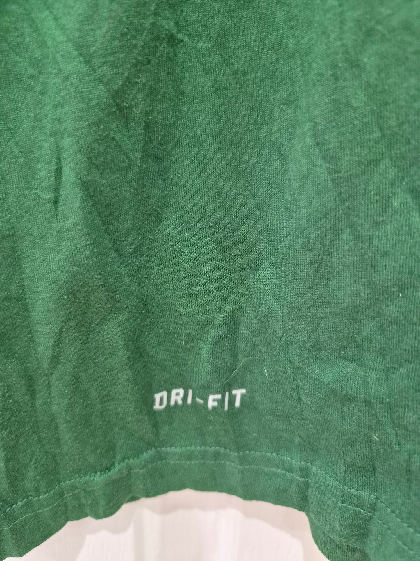 Nike Dri-fit Michigan State Spartans NCAA Track & Field T Shirt, Green, Size Medium