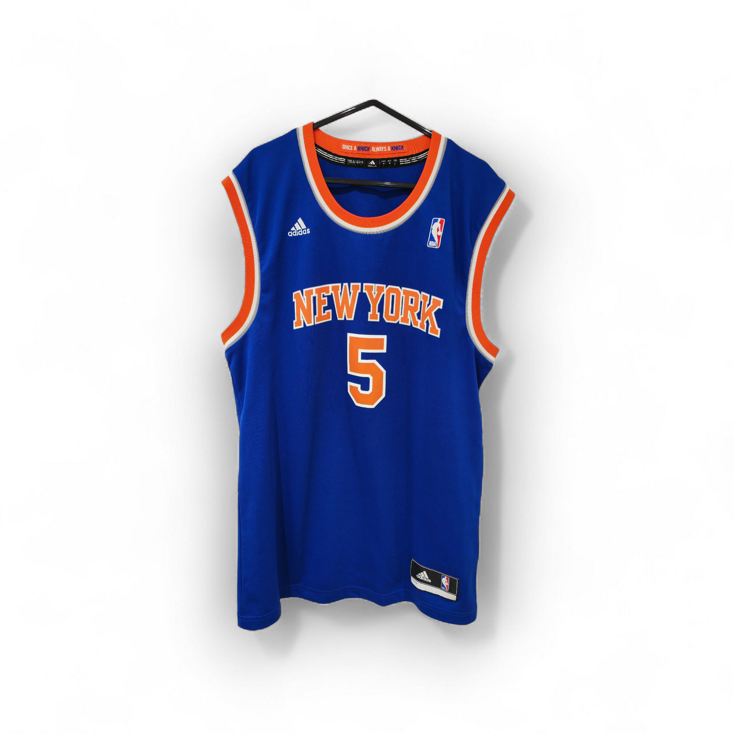 Adidas New York Knicks NBA Jersey, #5 Kidd, Blue, Size Small