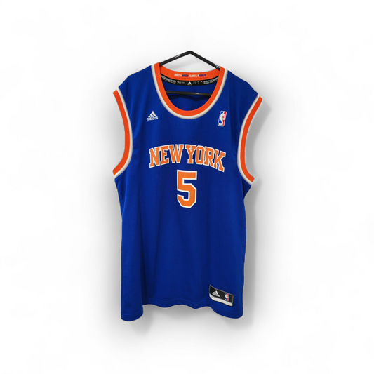 Adidas New York Knicks NBA Jersey, #5 Kidd, Blue, Size Small