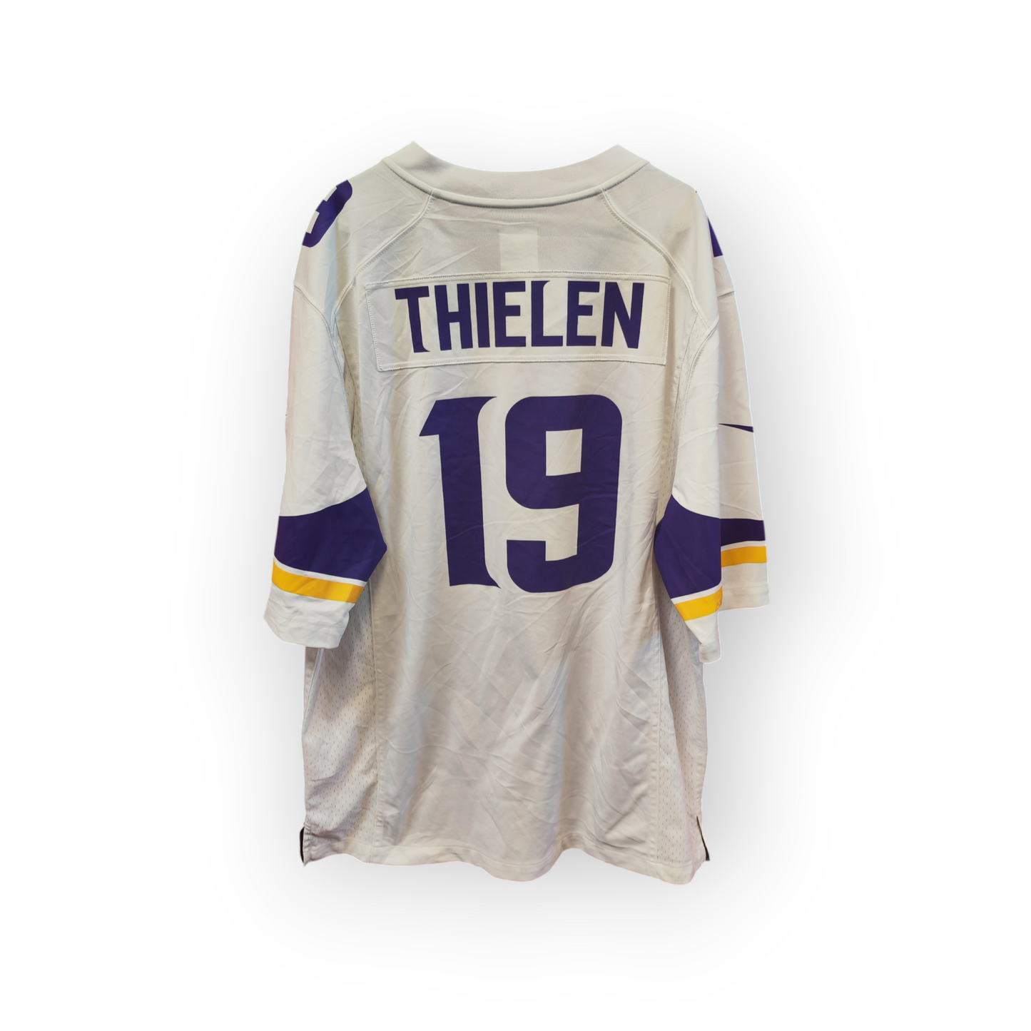 Nike Minnesota Vikings NFL Jersey, #19 Thielen, White, Size Large