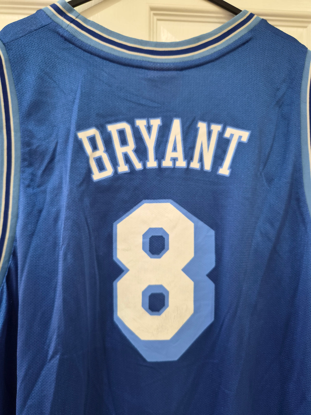 Reebok Los Angeles Lakers NBA Basketball Jersey, #8 Bryant, Blue, Size XXL