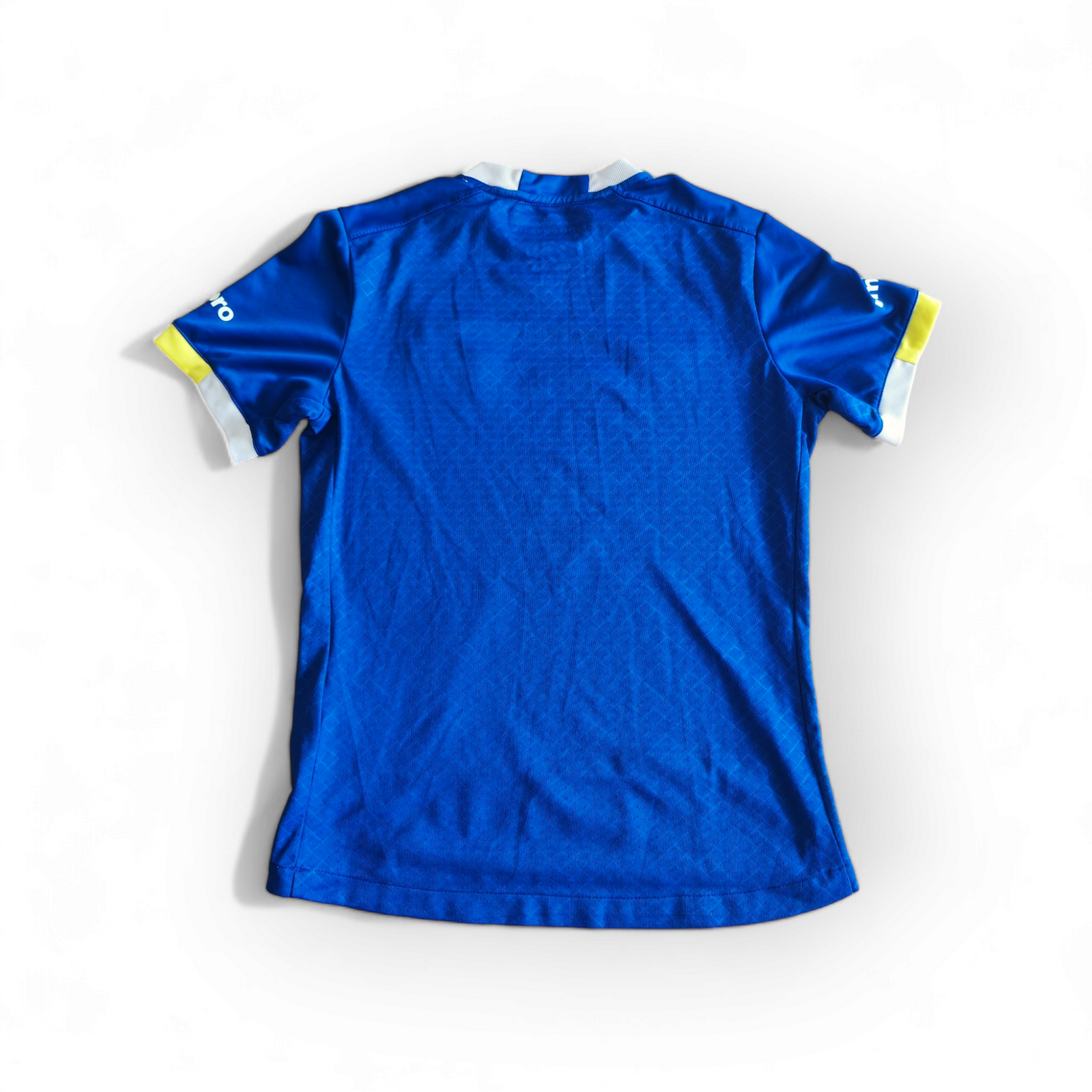 Youth Umbro Everton FC Short Sleeve Football Shirt, Blue, Size YM