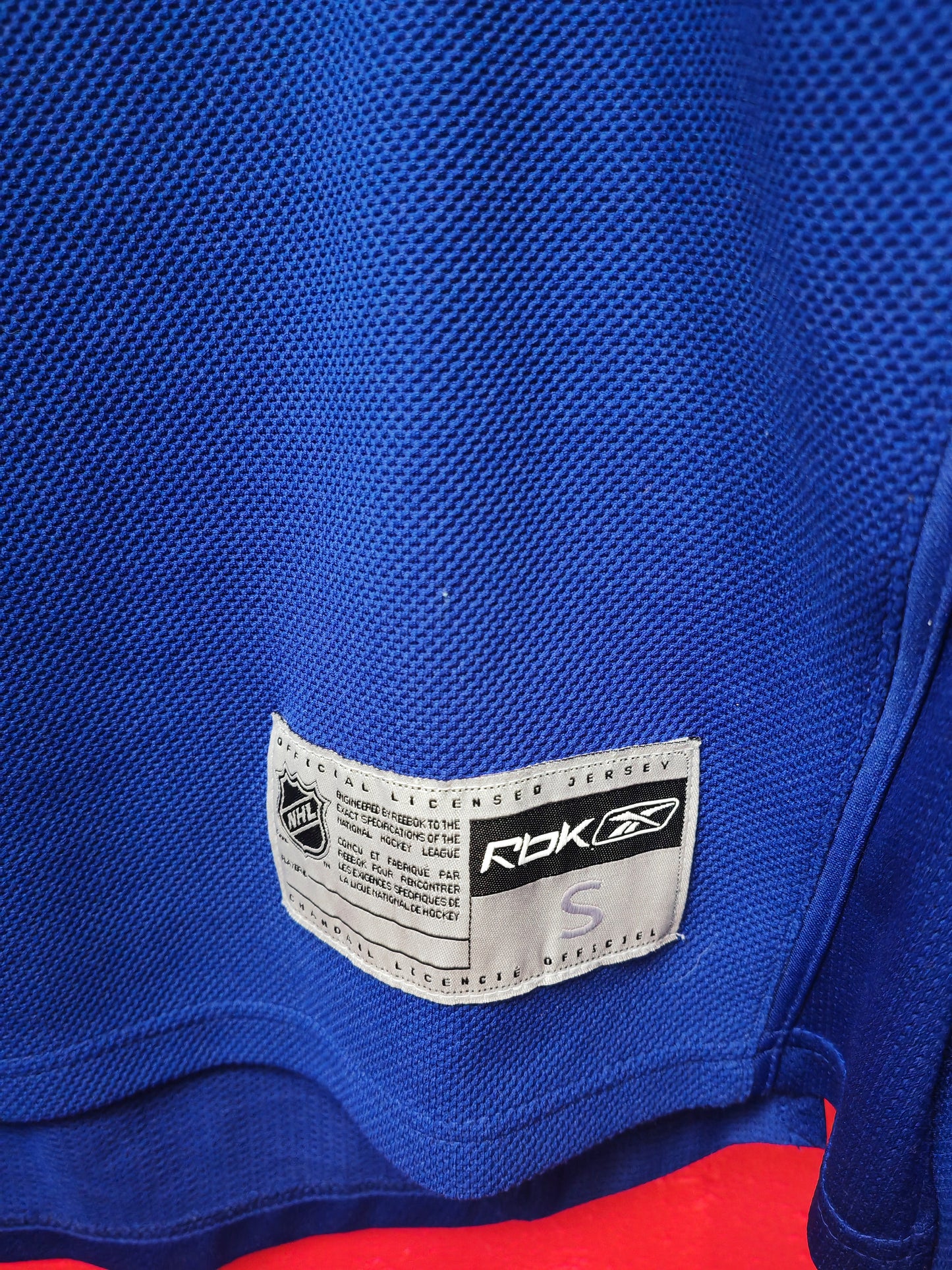 Reebok Toronto Maple Leafs NHL Hockey Jersey, Blue, Size Small