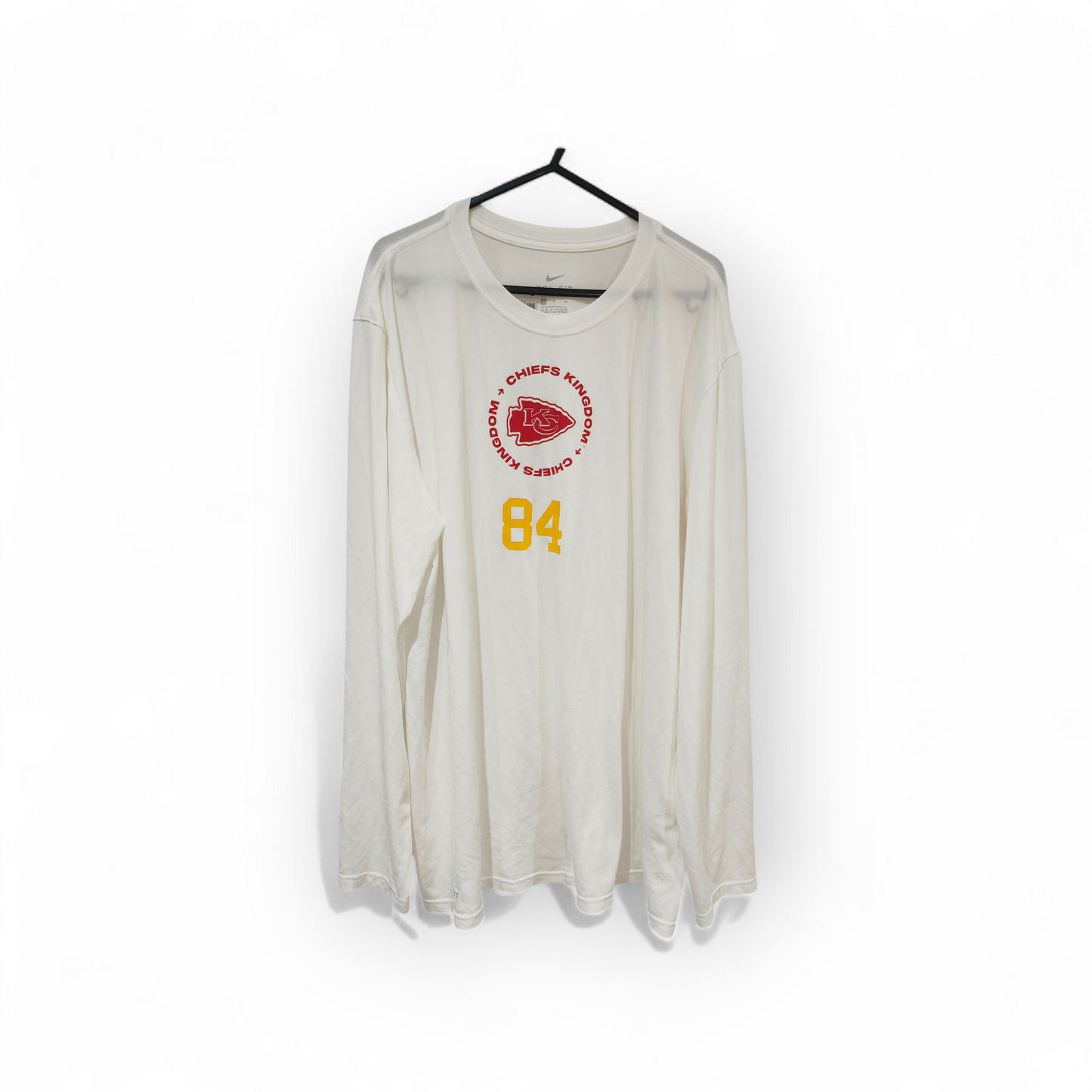 Nike Kansas City Chiefs Justin Watson Player Issue/Worn Warm Up Top, White, XL