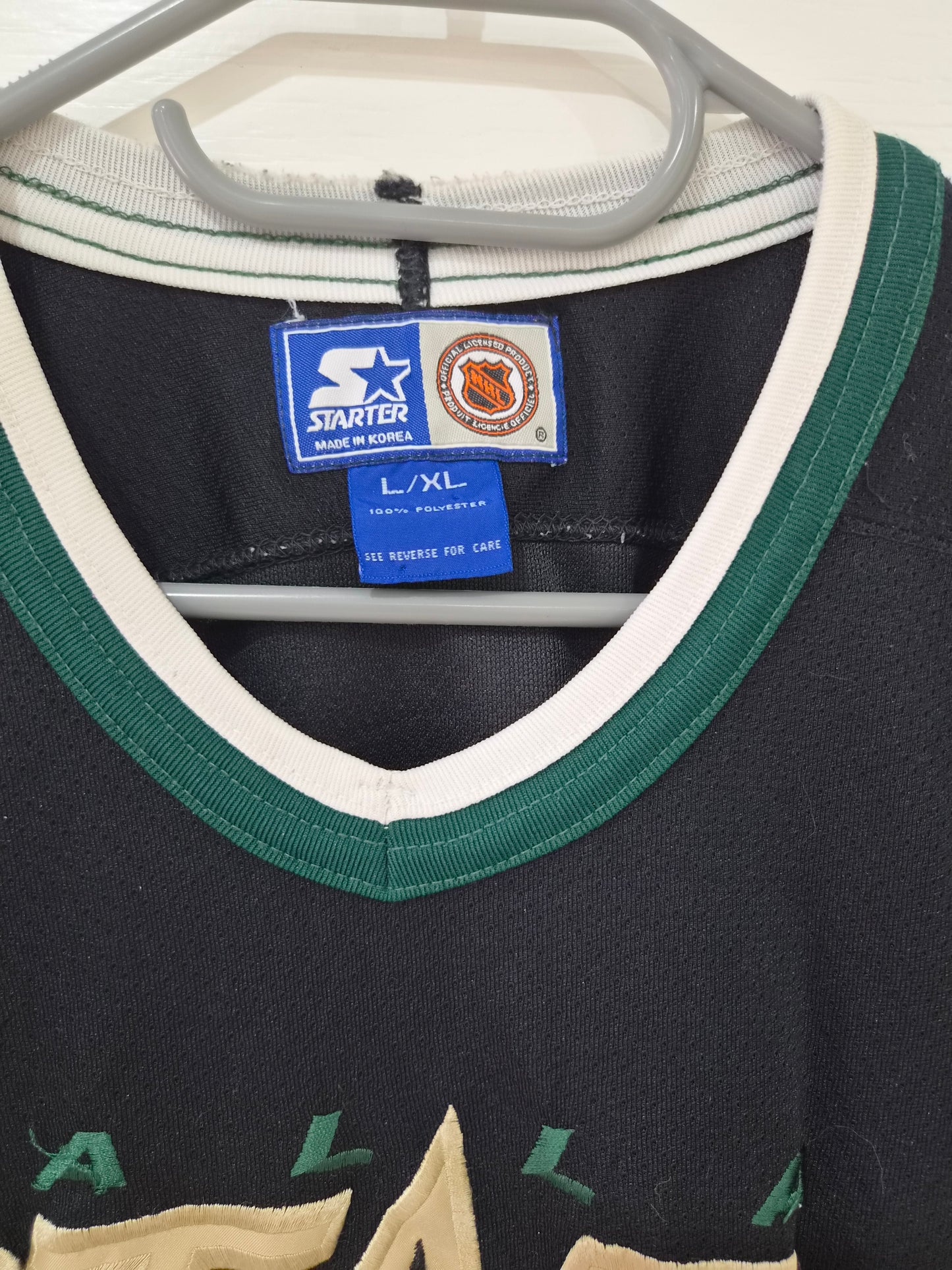 Youth Starter Dallas Stars NHL Jersey, Black, Size YL/XL