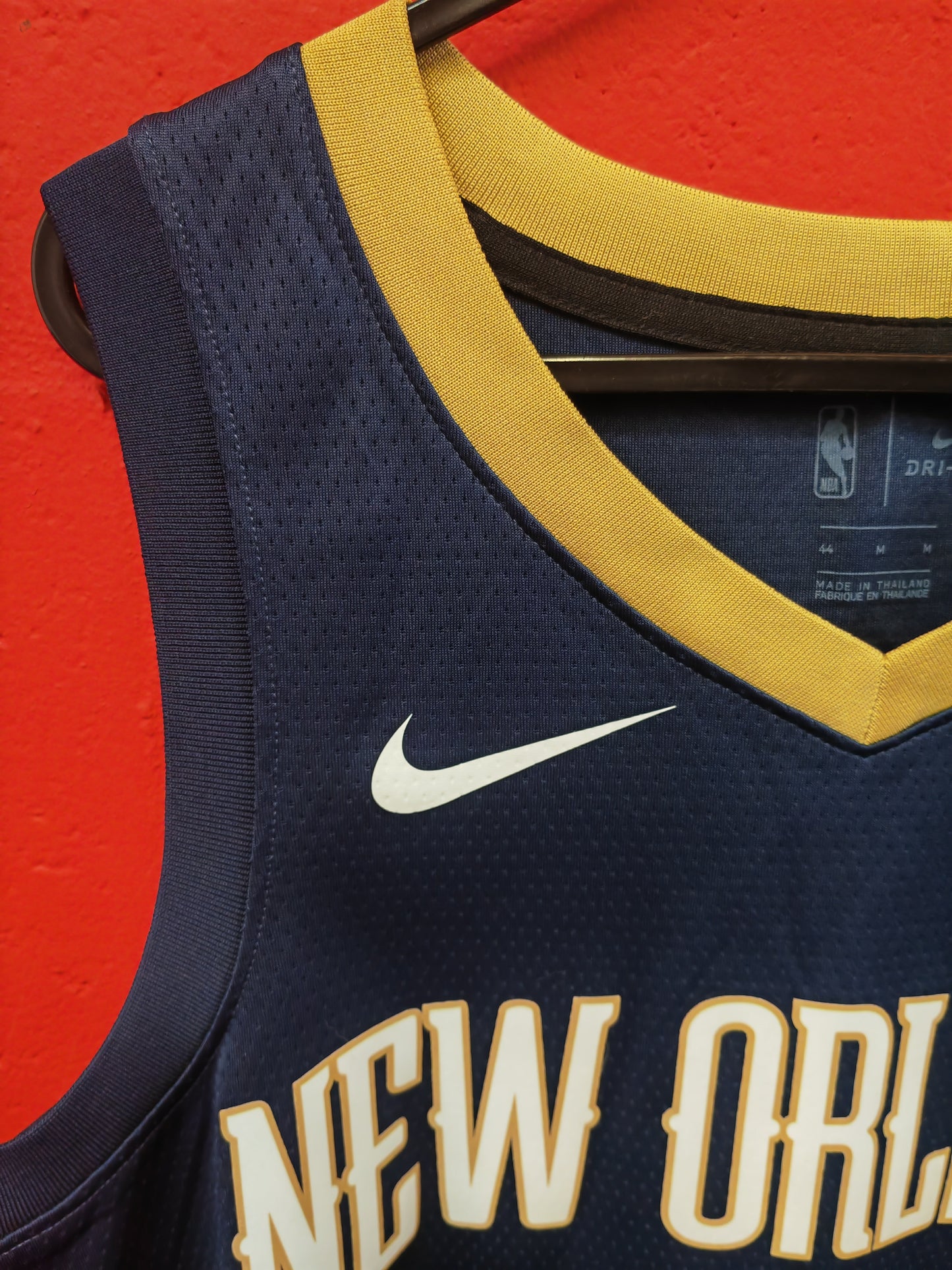 Nike New Orleans Pelicans NBA Jersey, #1 Williamson, Navy Blue, Size Medium