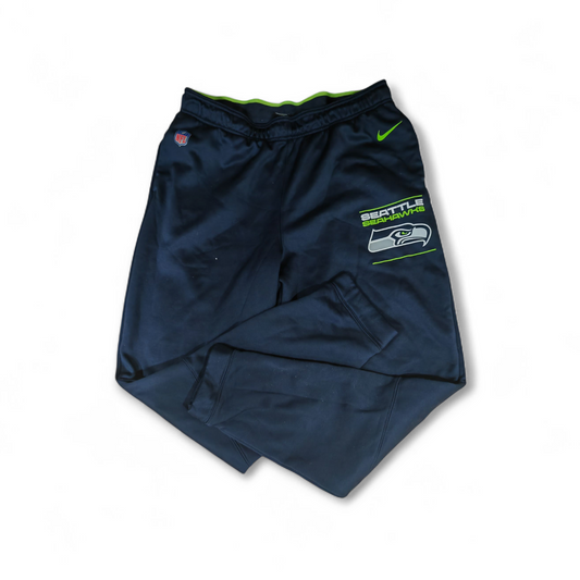 Nike Seattle Seahawks NFL Tracksuit Bottoms, Navy Blue, Size XL