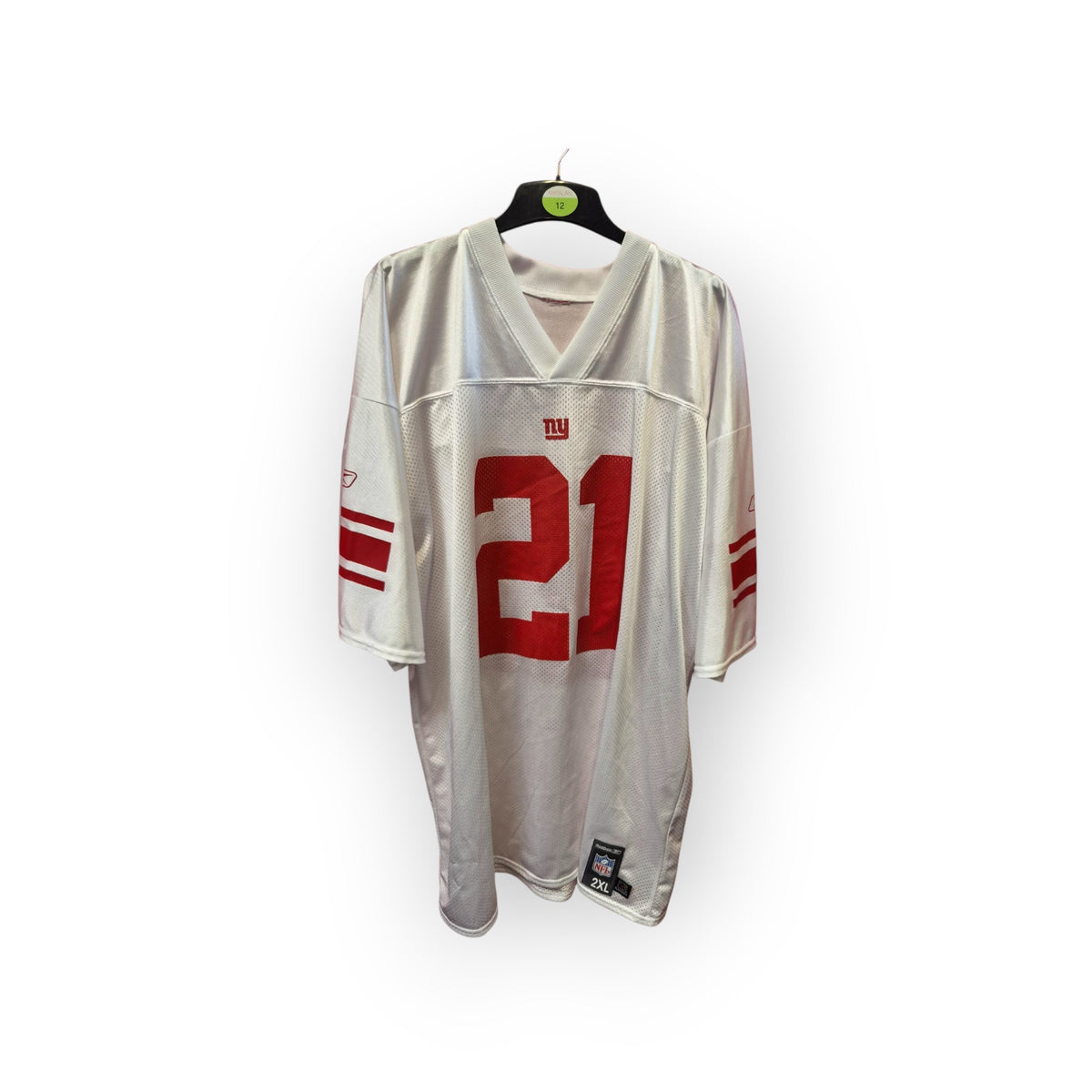 Reebok New York Giants NFL Jersey, #21 Barber, White, Size XXL