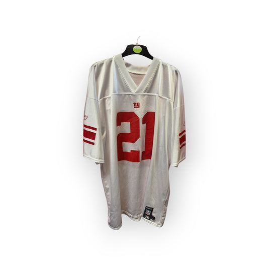 Reebok New York Giants NFL Jersey, #21 Barber, White, Size XXL