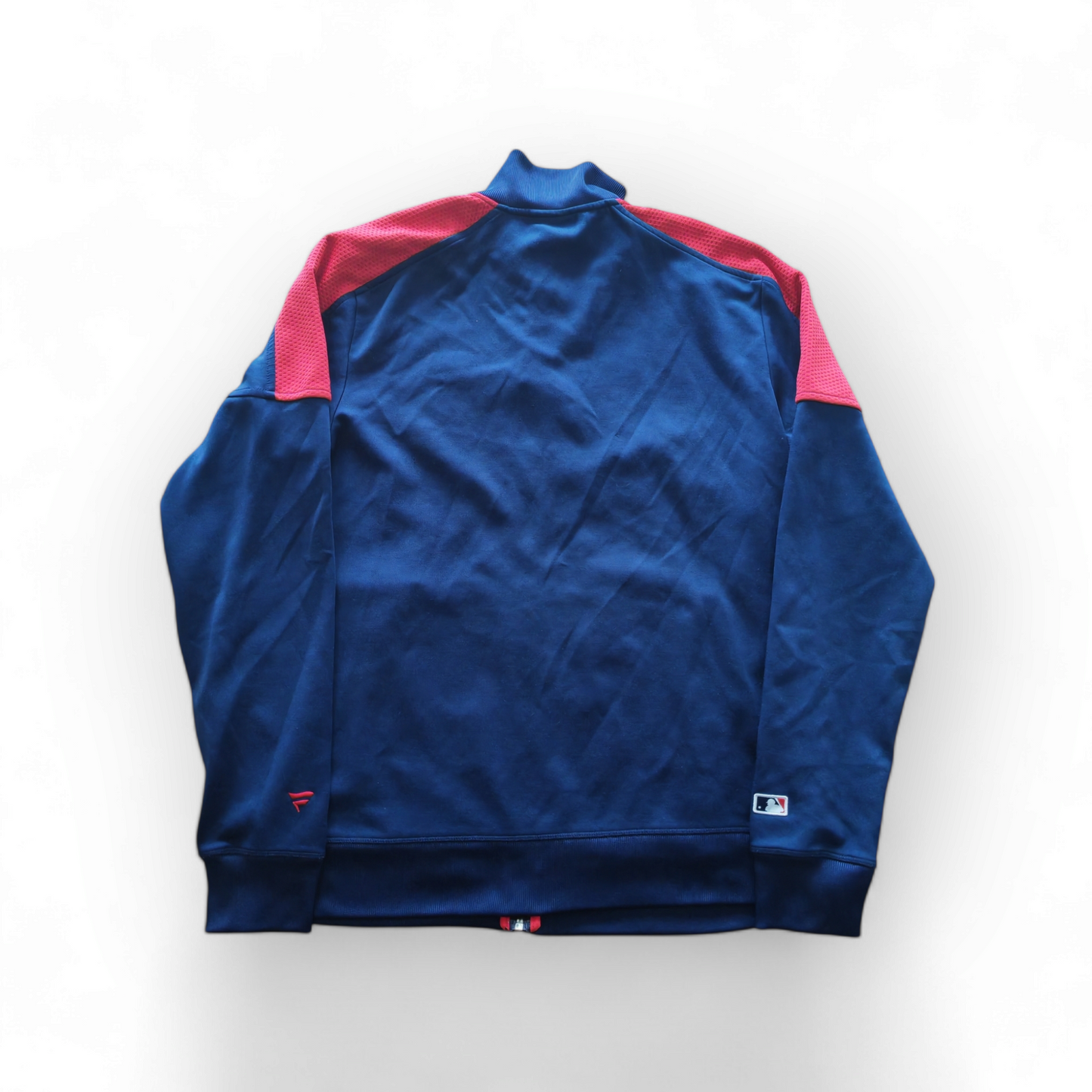 Fanatics MLB Boston Red Sox Full Zip Track Jacket, Blue/Red, Size Large