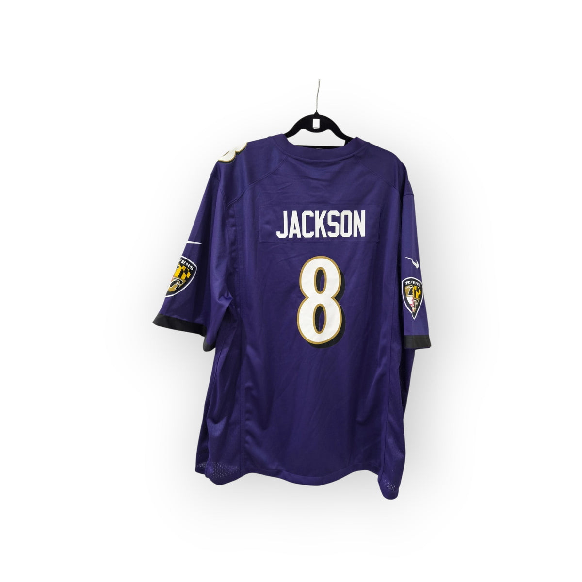 Nike Baltimore Ravens NFL Jersey, #8 Jackson, Purple, Size XXL