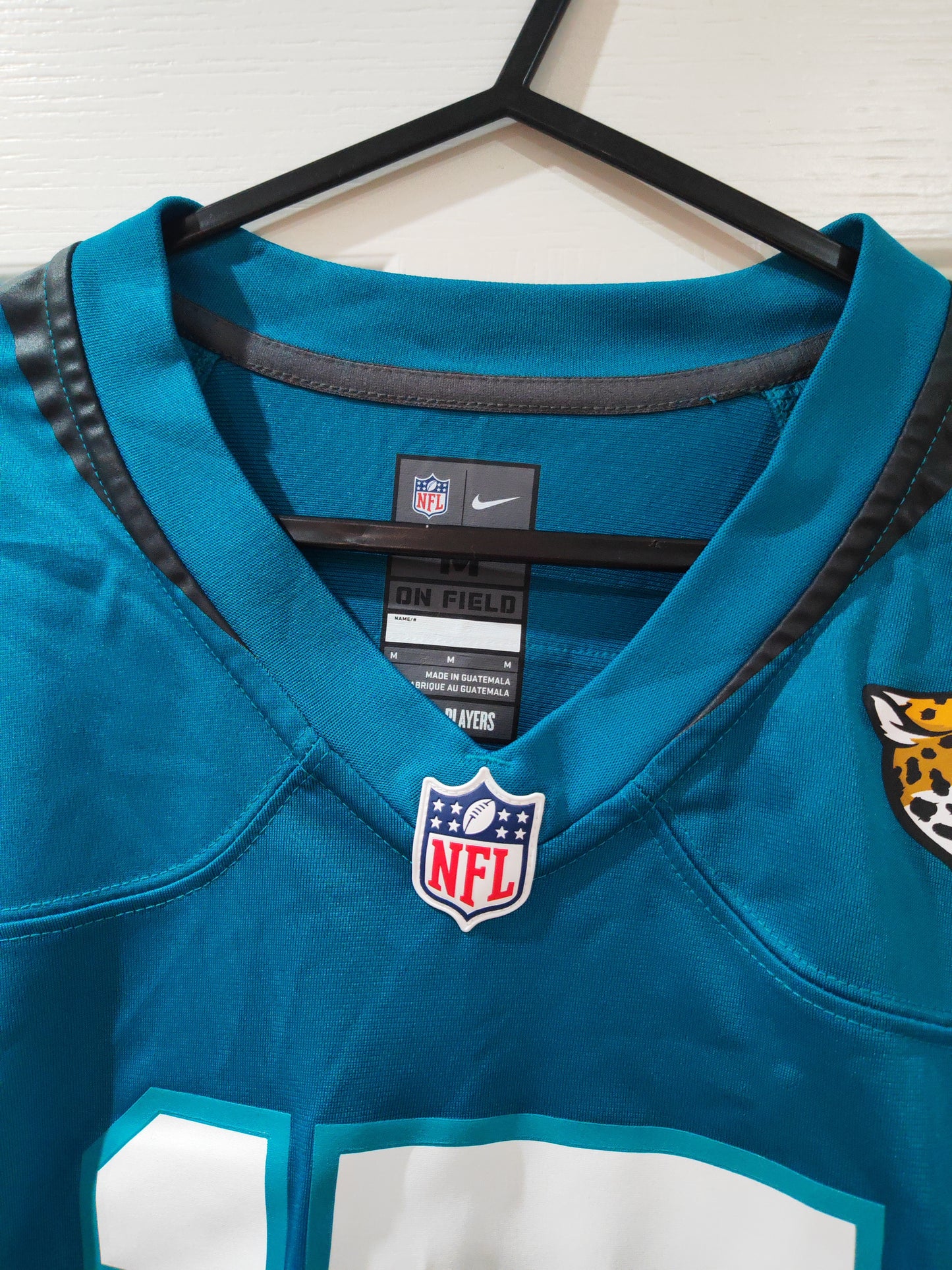 Nike Jacksonville Jaguars NFL Jersey, #15 Minshew III, Turquoise, Size Medium