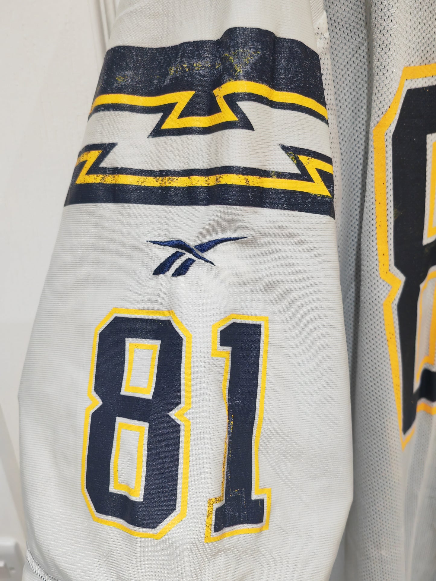Reebok LA/San Diego Chargers Reversible NFL Jersey, #81 Martin, Navy/White, XL
