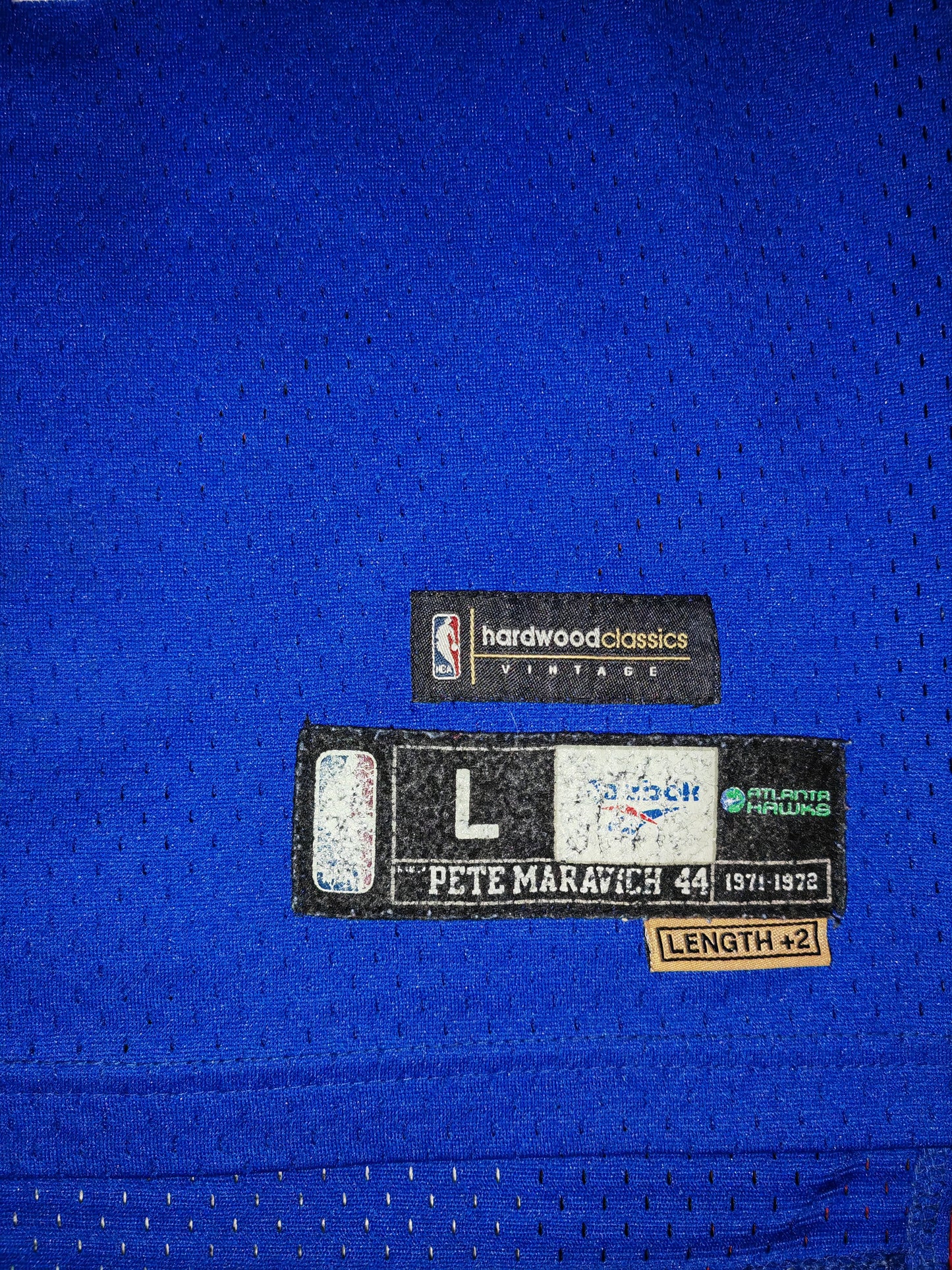 Youth Atlanta Hawks Pete Maravich NBA Jersey, #44 Pistol, Blue, Size YL