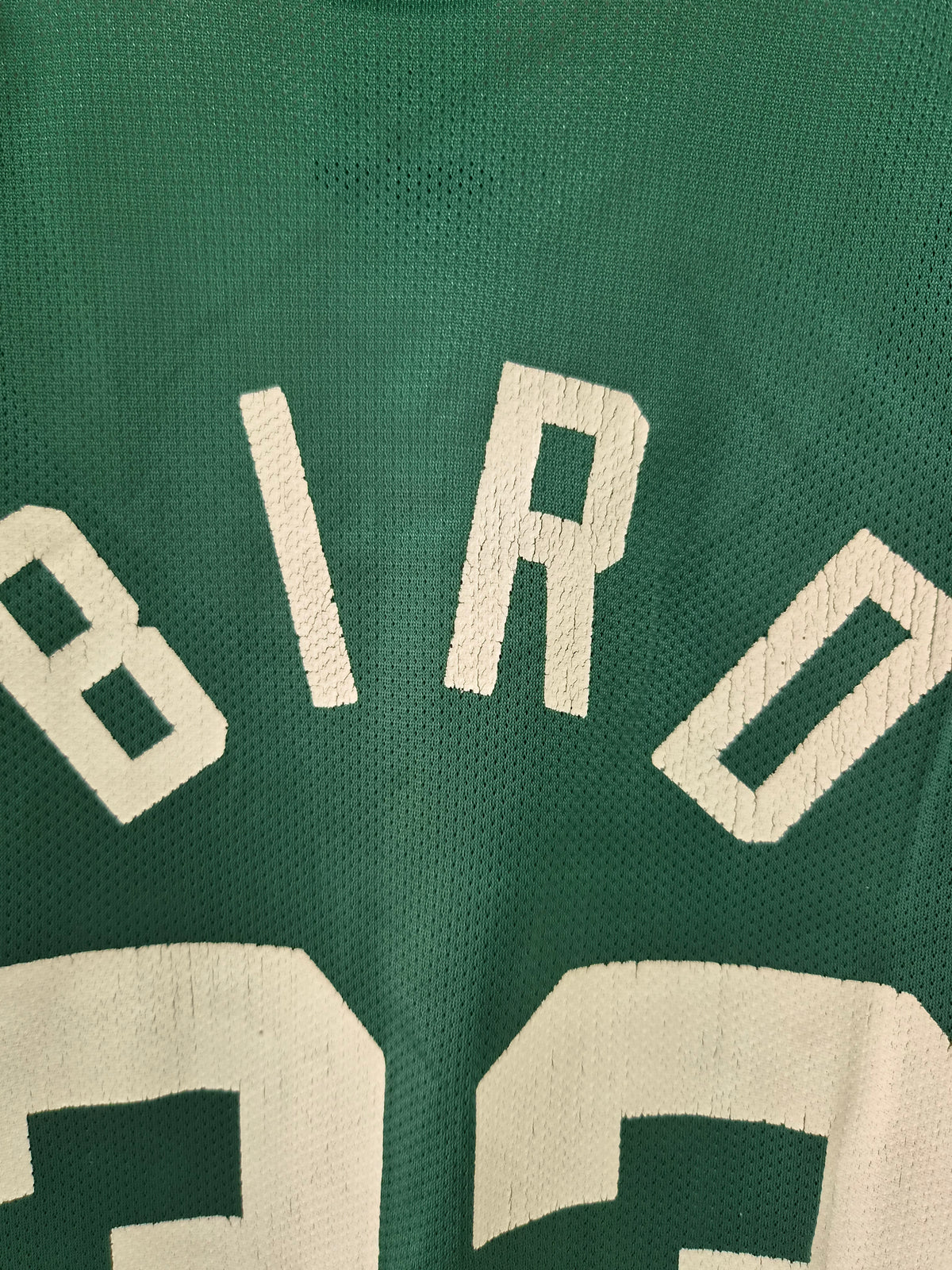 Champion Boston Celtics NBA Basketball Jersey, #33 Bird, Green, Size 44 Large