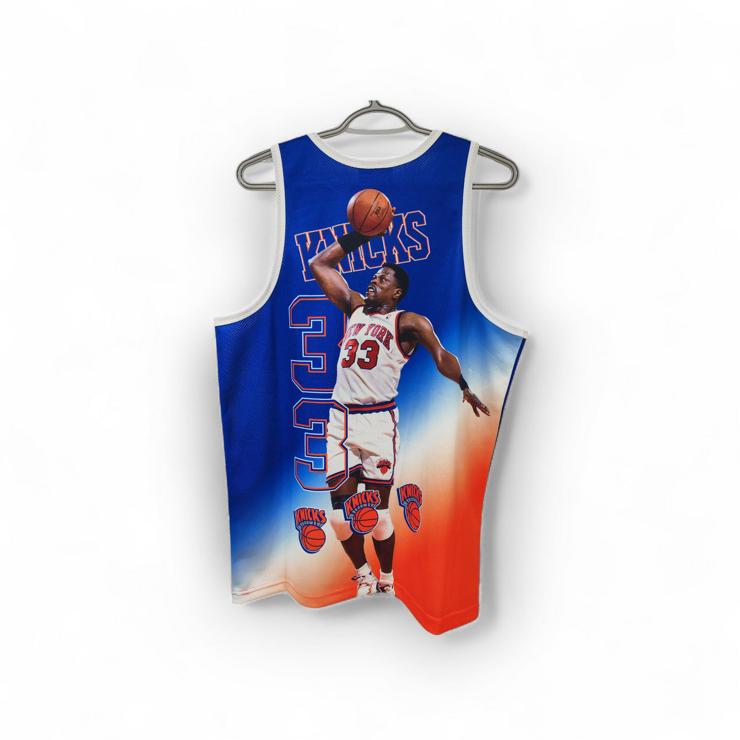 Mitchell & Ness Patrick Ewing New York Knicks Jersey, Size Small