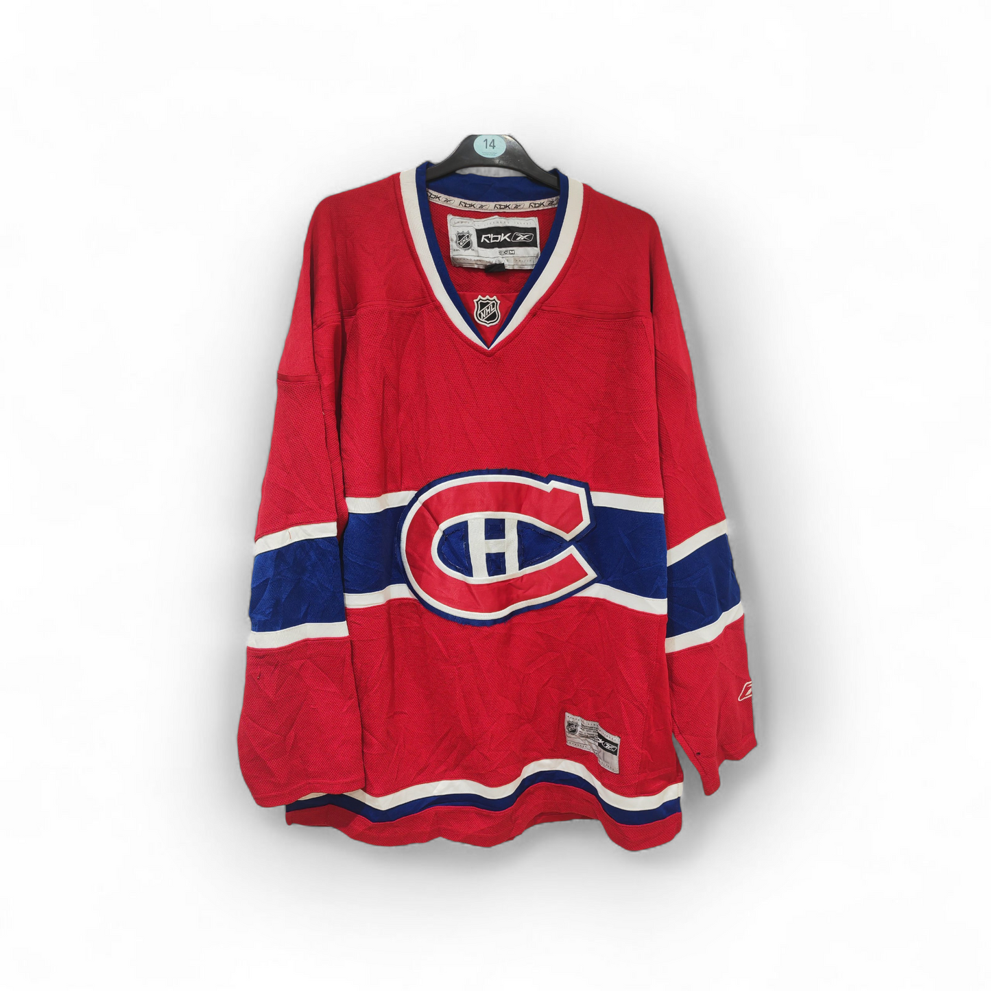 Reebok Montreal Canadiens NHL Hockey Jersey, Red, Size XL