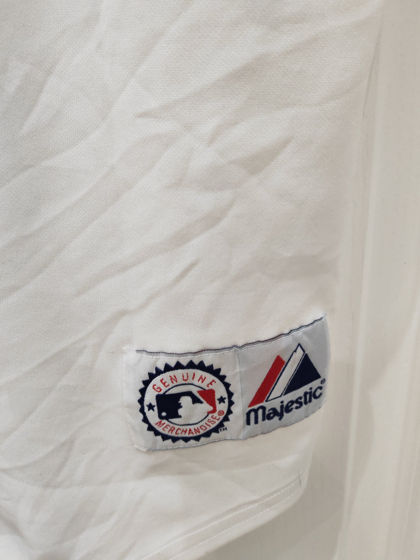Majestic Washington Nationals MLB Baseball Jersey, White, Size Large