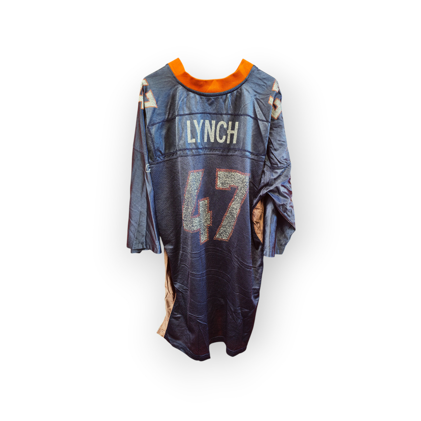 Reebok Denver Broncos NFL Jersey, #47 Lynch, Navy Blue, Size XXL