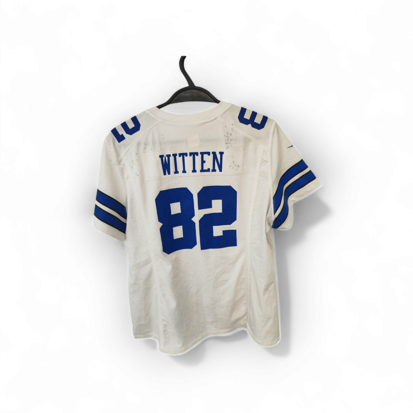 Women's Nike Dallas Cowboys NFL Jersey, #82 Witten, Faint Autographs, Size XL