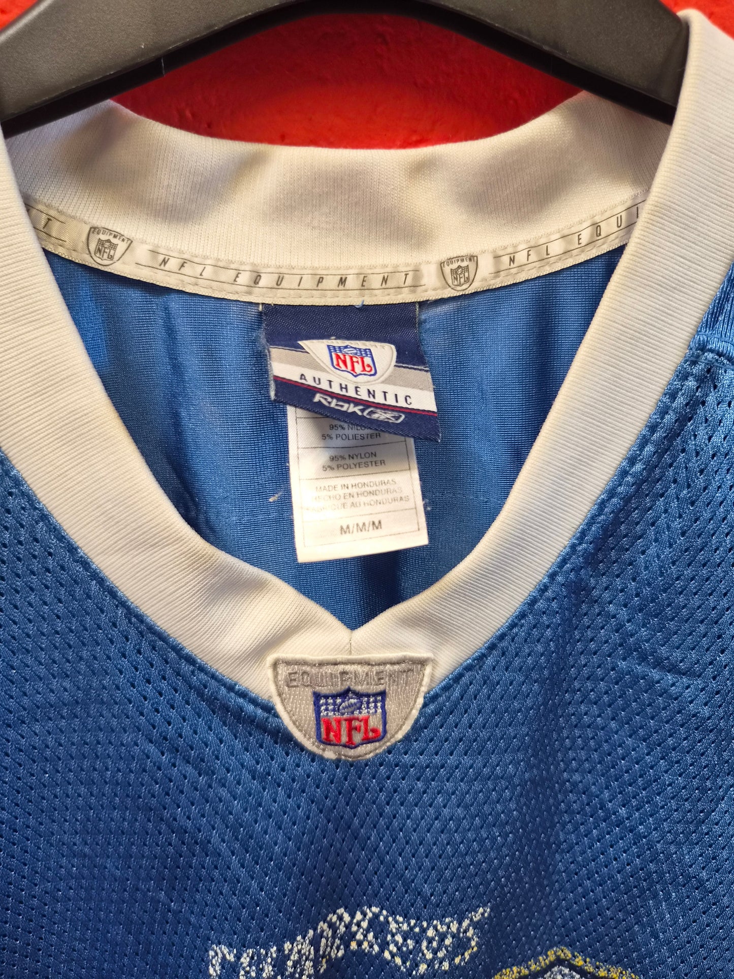 Reebok Los Angeles/San Diego Chargers NFL Jersey, #17 Rivers, Blue, Size Medium