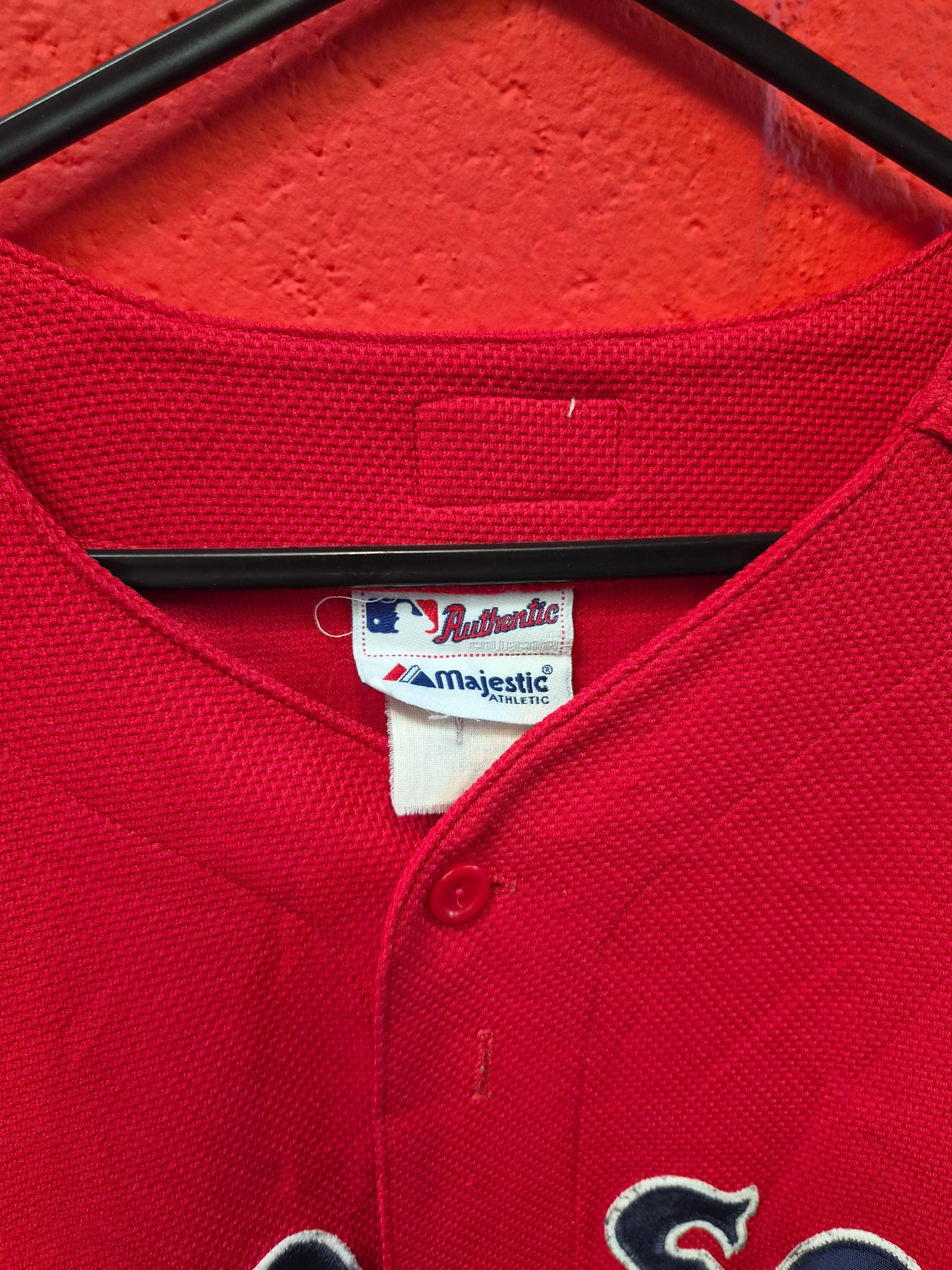 Majestic Boston Red Sox MLB Jersey, Red, Size XL